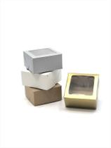 20 Caixas 8x8x4cm: Tf Com Visor -bombom /brigadeiro / Trufas