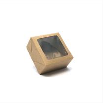 20 Caixas 8x8x4cm: Tf Com Visor -bombom /brigadeiro / Trufas