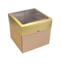 20 Caixas com visor para bolo 20x20x20cm