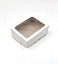 20 Caixas com visor para Kit de Cosméticos 19x15x6cm Cor:Branca
