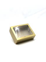 20 Caixas com visor para Kit de Cosméticos 19x15x6cm Cor:Ouro