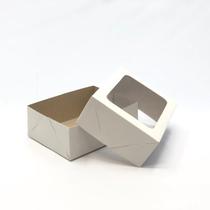 20 Caixas com visor para presente 14x11x5cm