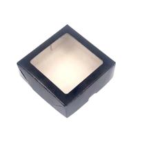 20 Caixas de Papel Cartão ou Kraft Com Visor- 12x12x4 - Kaiambá Artefatos de Papéis Ltda