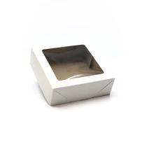 20 Caixas de Papel Cartão ou Kraft Com Visor- 12x12x4