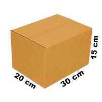 20 CAIXAS DE PAPELÃO 30x20x15 - Caixa de papelão para envio de Sapatos Tênis Sandálias e outros