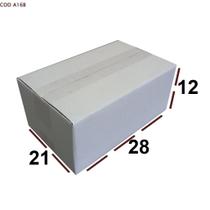 20 Caixas De Papelão Branco 28 x 21 x 12 para Envios Correios Sedex E-commerce