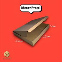 20 Caixas de Papelão para Salgados Esfirras Pizza Doces 25x25x5