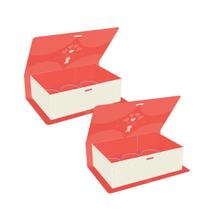 20 CAIXAS LIVRO P/ 06 DOCES SWEET LOVE 4x12x8 cm C4899 IDEIA