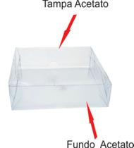 20 Caixas transparente para kits e sabonetes 18x14x6 cm