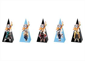 20 Caixinhas CONE para doces Demon Slayer