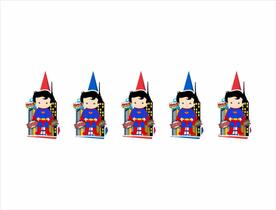 20 Caixinhas CONE para doces Superman Baby