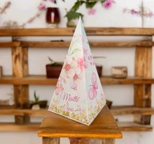 20 Caixinhas pirâmide cone Jardim das borboletas 20 Caixinhas pirâmide cone Jardim das borboletas