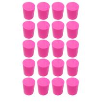 20 Capa de Porca Boliviana Rosa Neon Caminhão 32/33mm