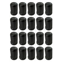 20 Capa De Porca Cromada Belga Preta 24mm Baixa Ducato Boxer 20 Capa De Porca Cromada Belga Preta 24mm Baixa Ducato Boxer