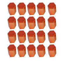 20 Capa De Porca Hungara Laranja Metalizada Caminhão 32/33mm 20 Capa De Porca Hungara Laranja Metalizada Caminhão 32/33mm