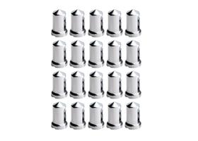 20 Capa Porca Mexicana Cromada Cubo 24mm Baixa 20 Capa Porca Mexicana Cromada Cubo 24mm Baixa
