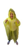 20 Capas de Chuva Descartável Infantil Amarela c/ Cordinha 20 Capas de Chuva Descartável Infantil Amarela c/ Cordinha