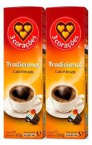 20 Cápsulas Café Filtrado Tradicional 3 Três Corações
