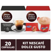 20 Capsulas Dolce Gusto, Capsula Café Espresso E Nescau