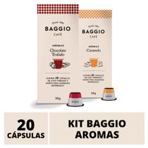 20 Cápsulas Para Nespresso Café Baggio Chocolate Trufado e Caramelo