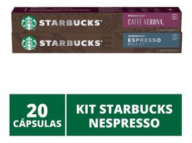 20 Cápsulas Starbucks Nespresso - Degustação Café - Cápsula Alumínio