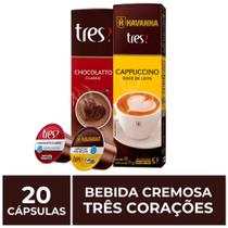 20 Cápsulas Três Corações, Bebida Cremosa