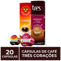 20 Cápsulas Três Corações, Café
