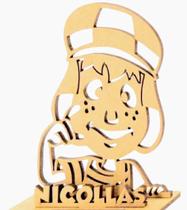 20 Centro de mesa chaves com nome personalizado MDF cru 3mm com 12cm altura