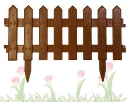 20 Cerquinhas Jardim Plástico Horta Canteiro Piscina 11 mts