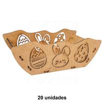 20 Cesta M Páscoa Mdf Ifood Presente Chocolate Ovo