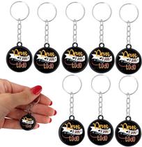 20 Chaveiros Deus e Bom Tempo Todo Lembrancinha Evangelica