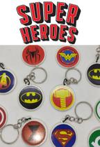 20 Chaveiros Super-heróis. Ideal para presentear ou lembrancinhas festa tema Heróis.
