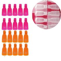 20 Clip Dedeiras Remoção Unha Gel Esmalte Fibra Reutilizável 20 Clip Dedeiras Remoção Unha Gel Esmalte Fibra Reutilizável