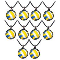 20 Colar Bola de Volei Lembracinha Festa Infantil Especial