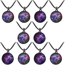 20 Colar Galaxias Nebulosas Metal Lembrancinha Sacolinha 20 Colar Galaxias Nebulosas Metal Lembrancinha Sacolinha