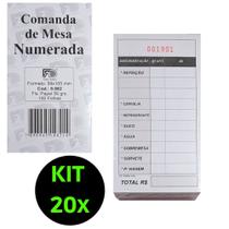 20 Comanda De Mesa Numerada Para Restaurante
