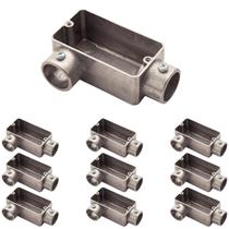 20 Condulete Tipo Lr Alumínio Sem Rosca Medida 1 1/2 Sieg