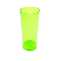 20 Copos Long Drink Acrílico Cristal Colorido 330ml Festas