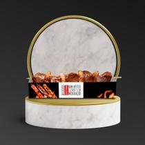 20 Embalagem Aberta para Espetinho Gourmet Caixinha