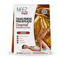 20 folhas corporais prontas argan neez depil 20 folhas corporais prontas argan neez depil
