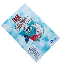 20 Folhas Papel Hectográfico Tattoo Cor Roxo Ink Tatoo