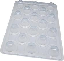 20 Forma para Trufas 3 em 1 com Silicone 30g
