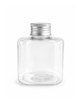 20 Frascos Pet Cubo 200ml com Tampa Alumínio para Refil - 20 Frascos Pet Cubo 200ml com Tampa Alumínio para Refil -