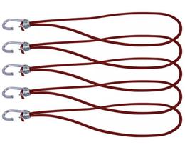 20 Gancho Extensor Elastico Corda Vermelho Para Lona Caminhão