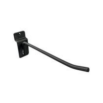 20 Gancho Para Painel Canaletado 15cm Arame 5mm Preto 20 Gancho Para Painel Canaletado 15cm Arame 5mm Preto