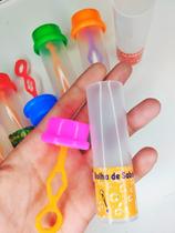 20 Geleca Slime + 20 Tubo Para Bolha De Sabão (Sem o liquido) Para Kit Festa Lembrancinha Infantil