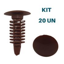 20 grampo rebite plastico forro interno 25mm pinheirinho