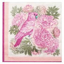 20 Guardanapo Estampado Papel Elegante Decoupagem Arara