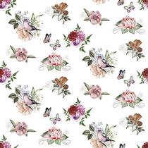 20 Guardanapos Decoupage Ambiente Flores Pássaros Borboleta 20 Guardanapos Decoupage Ambiente Flores Pássaros Borboleta