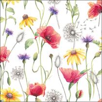 20 Guardanapos para Decoupage Ambiente Prado de Papoulas 20 Guardanapos para Decoupage Ambiente Prado de Papoulas